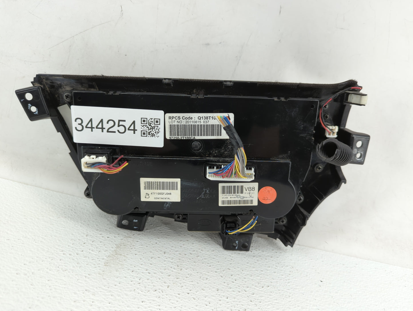 2012 Kia Optima Climate Control Module Temperature AC/Heater Replacement P/N:97250-2T100CA 97250-2TXXX, 97250-4UXXX, Q138T10