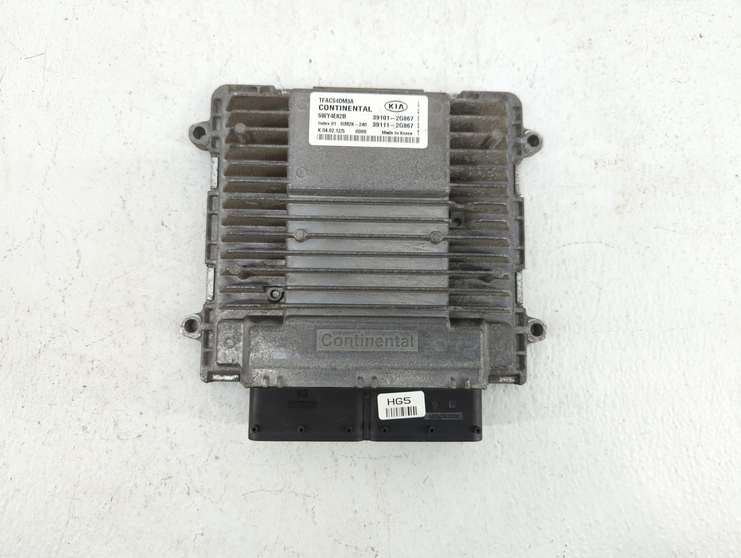 2011-2013 Kia Optima PCM Engine Control Computer ECU ECM PCU OEM P/N:39111-2G877 39101-2G877, 39101-2G876 Fits Fits 2011 201
