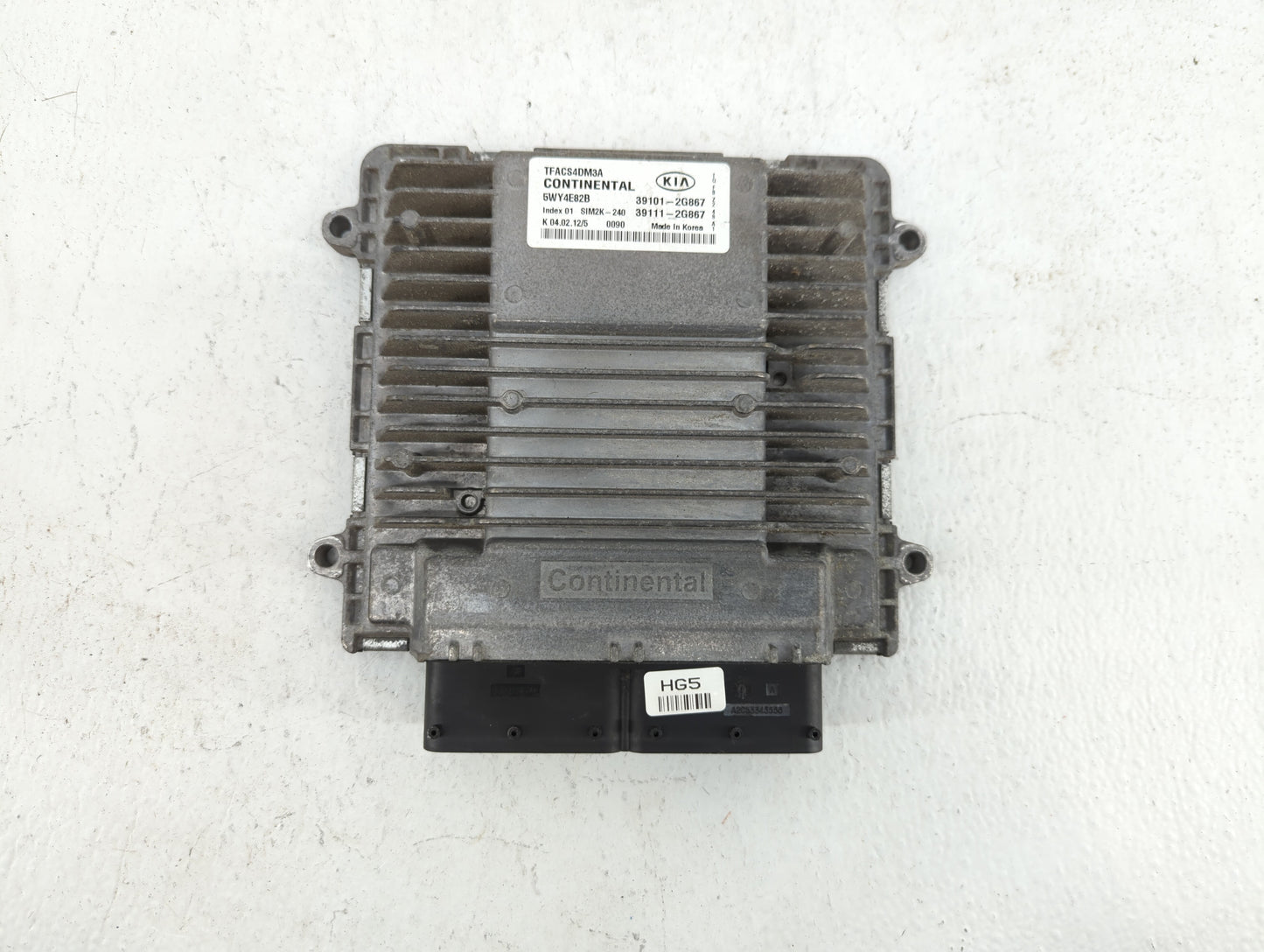 2011-2013 Kia Optima PCM Engine Control Computer ECU ECM PCU OEM P/N:39111-2G877 39101-2G877, 39101-2G876 Fits Fits 2011 201