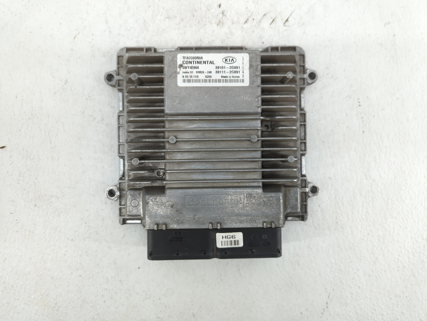 2011-2013 Kia Optima PCM Engine Control Computer ECU ECM PCU OEM P/N:39101-2G891 39111-2G893, 39101-2G893 Fits Fits 2011 201