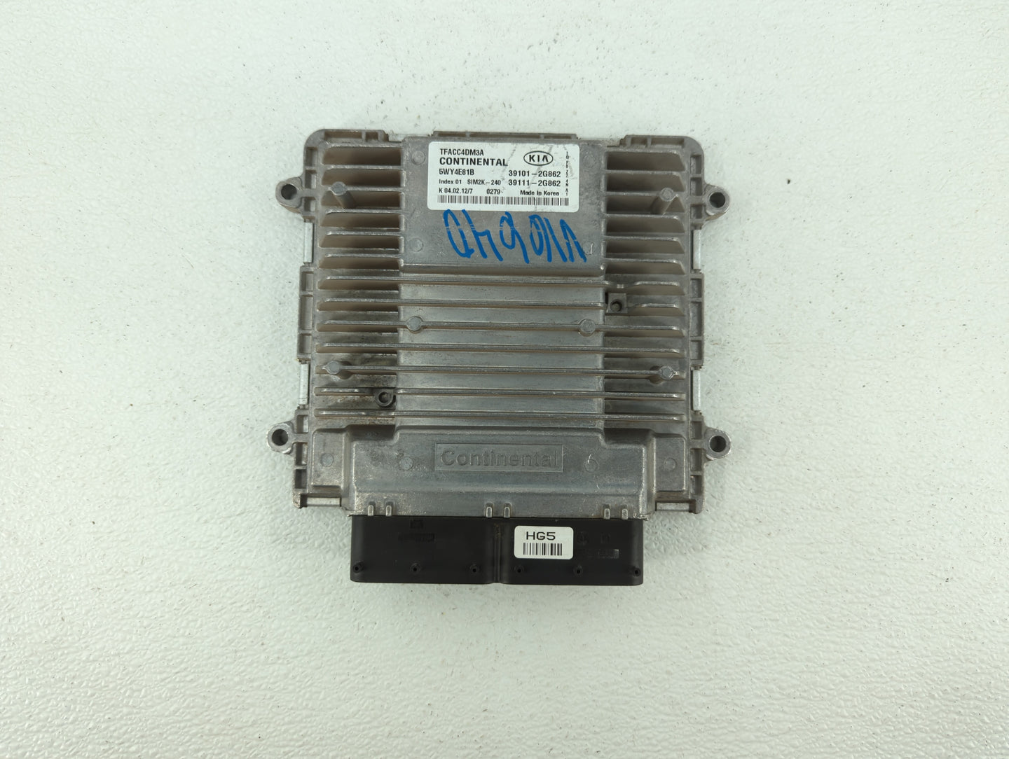 2011-2013 Kia Optima PCM Engine Control Computer ECU ECM PCU OEM P/N:39111-2G862 39101-2G862, 39111-2G868 Fits Fits 2011 201