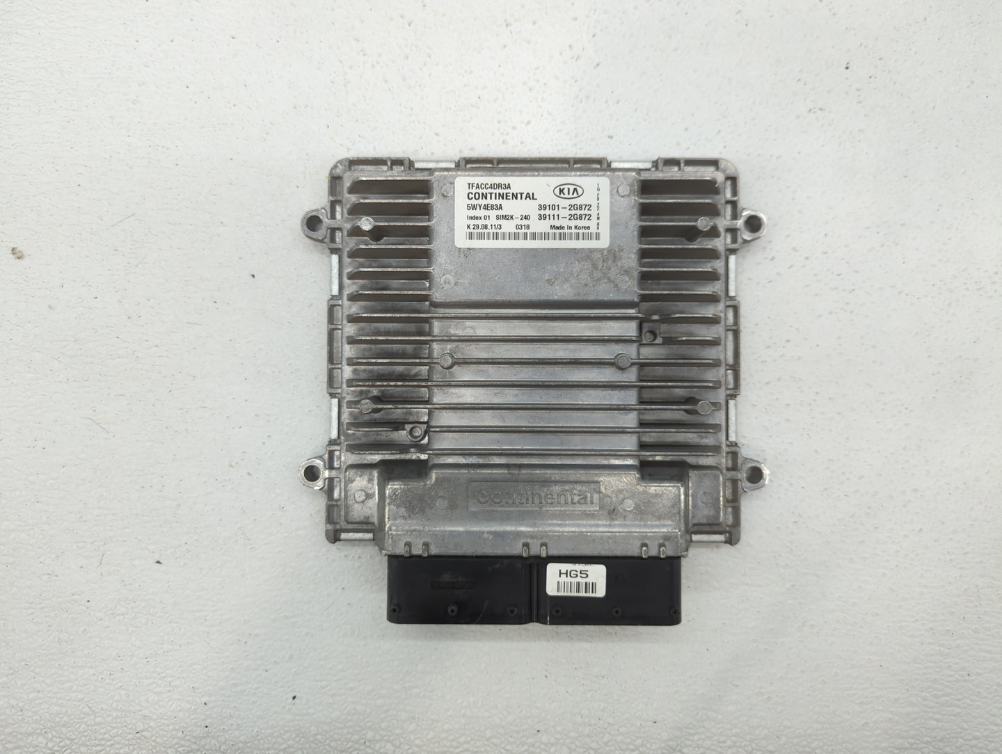 2011-2013 Kia Optima PCM Engine Control Computer ECU ECM PCU OEM P/N:39111-2G868 39101-2G868, 39101-2G874 Fits Fits 2011 201