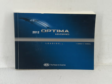 2012 Kia Optima Owners Manual Book Guide OEM Used Auto Parts - Oemusedautoparts1.com