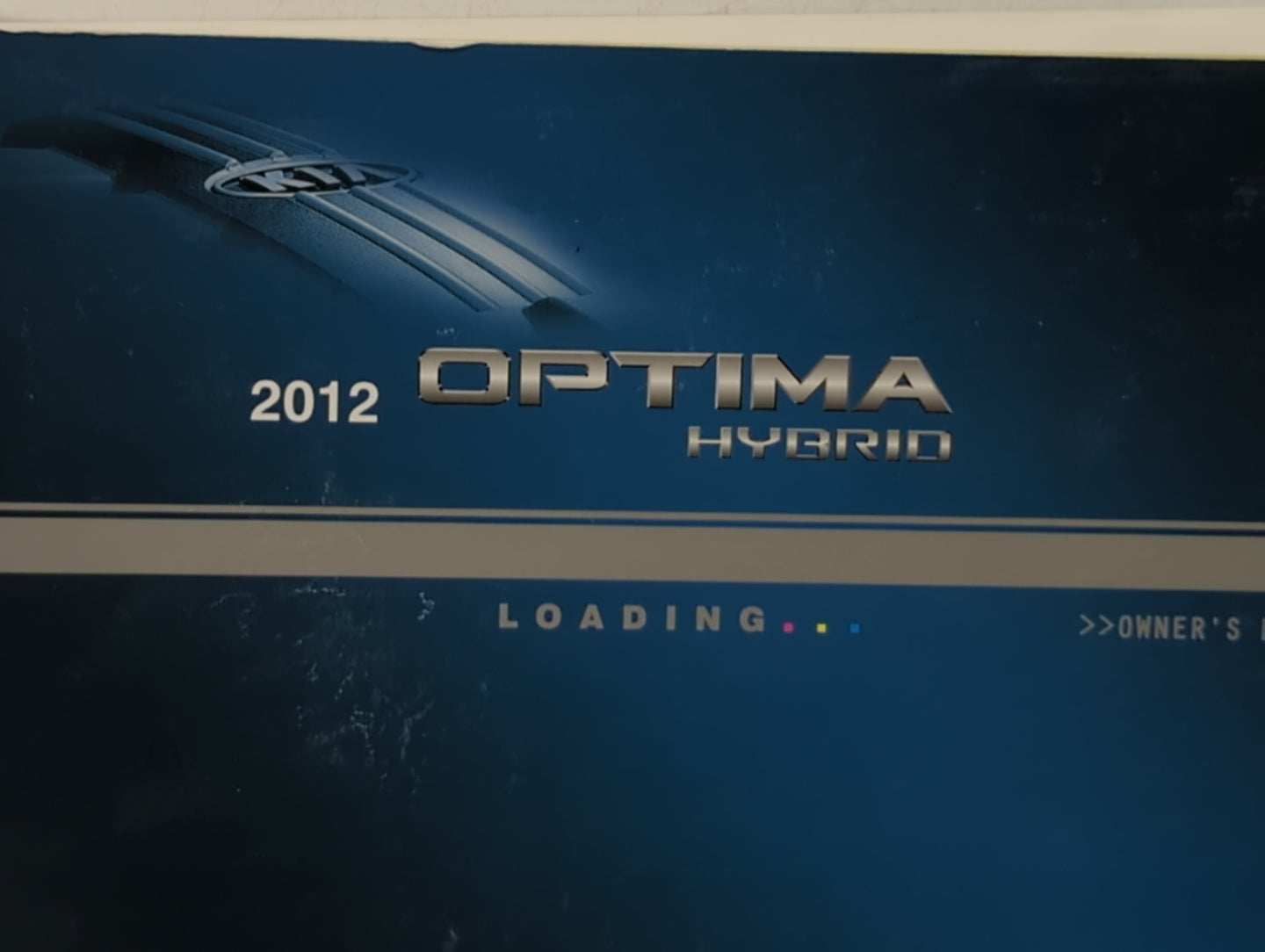 2012 Kia Optima Owners Manual Book Guide OEM Used Auto Parts - Oemusedautoparts1.com