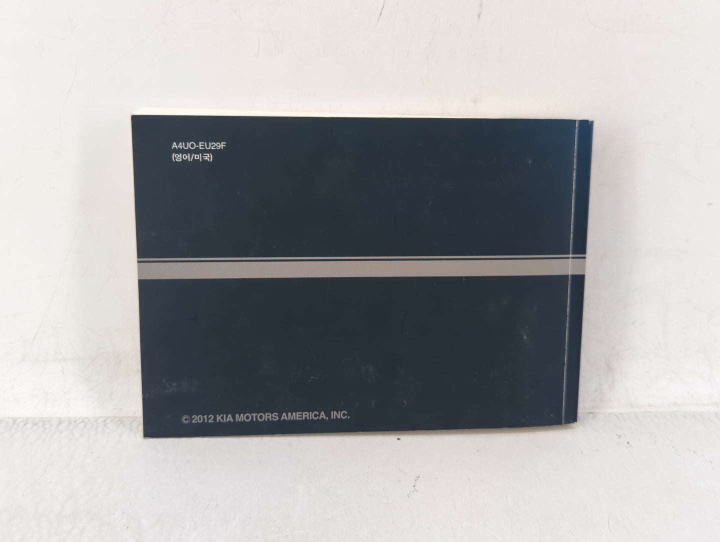 2012 Kia Optima Owners Manual Book Guide OEM Used Auto Parts - Oemusedautoparts1.com