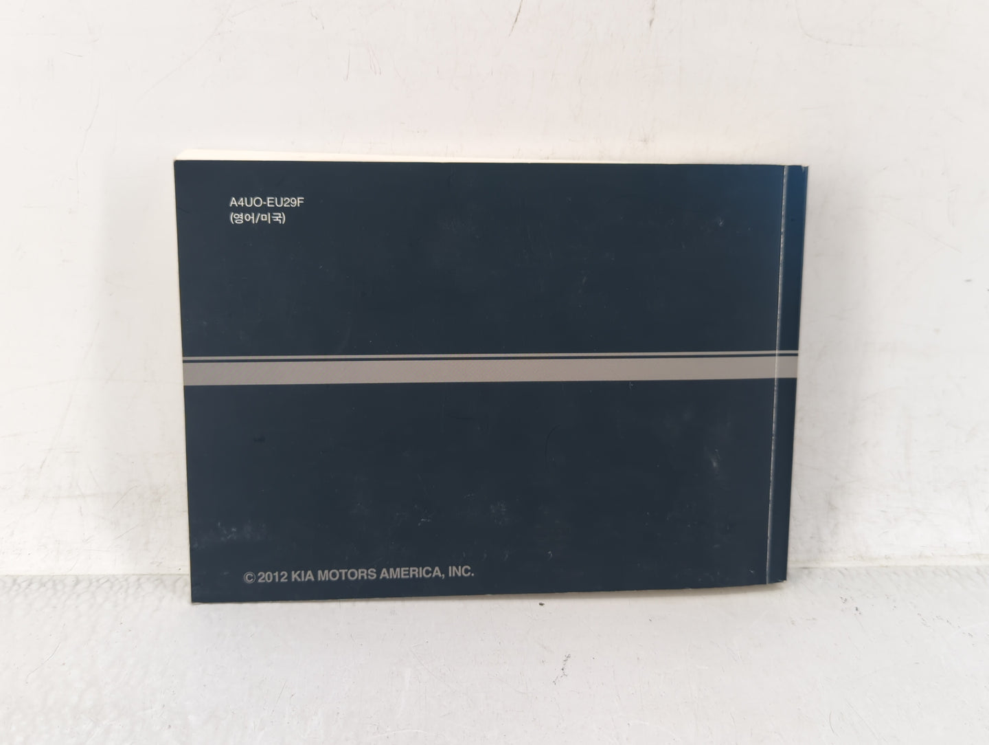2012 Kia Optima Owners Manual Book Guide OEM Used Auto Parts - Oemusedautoparts1.com
