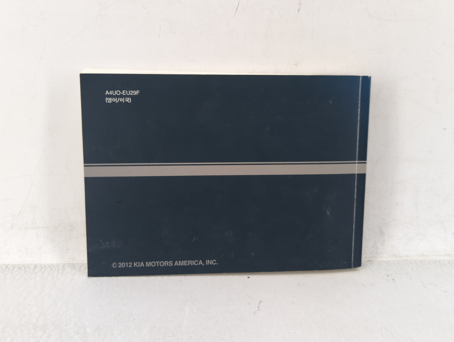 2012 Kia Optima Owners Manual Book Guide OEM Used Auto Parts - Oemusedautoparts1.com