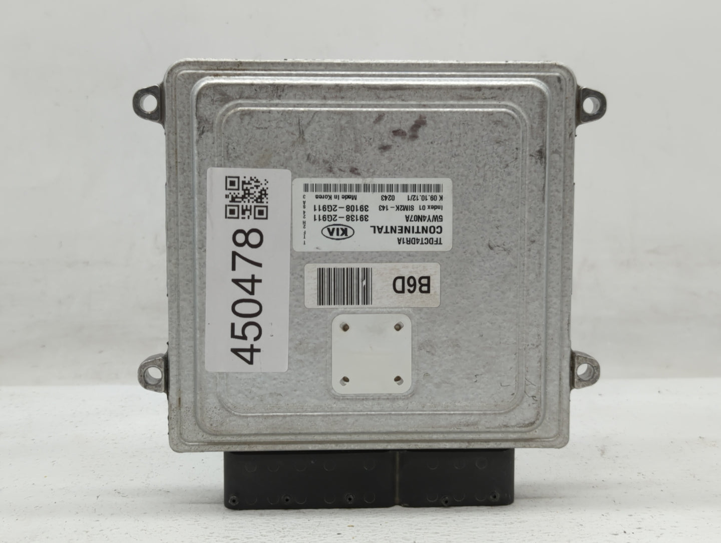 2011-2013 Kia Optima PCM Engine Control Computer ECU ECM PCU OEM P/N:39108-2G912 39138-2G912, 39138-2G910 Fits Fits 2011 201