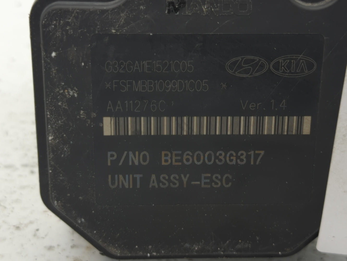 2011-2013 Kia Optima ABS Pump Control Module Replacement P/N:58920-2T550 BE6003G317, 58920-4C550 Fits Fits 2011 2012 2013 OE