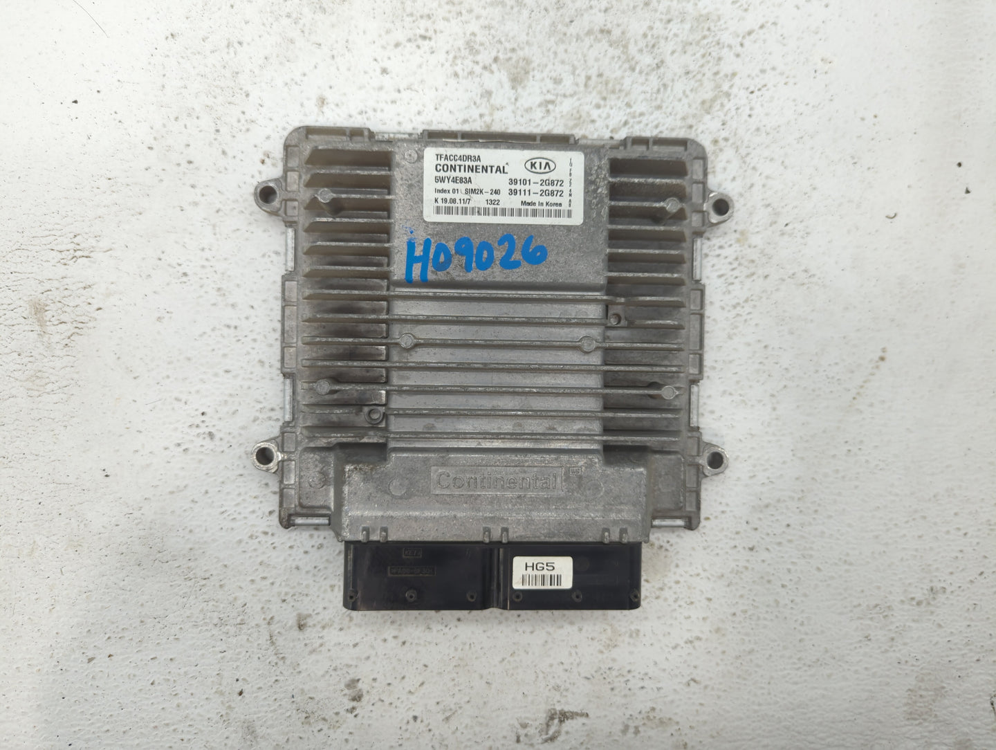 2011-2013 Kia Optima PCM Engine Control Computer ECU ECM PCU OEM P/N:39111-2G872 39101-2G872, 39111-2G874 Fits Fits 2011 201