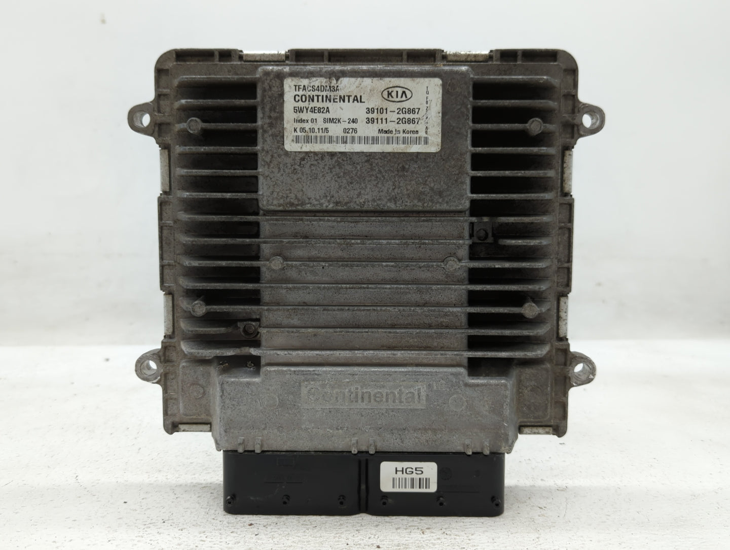 2011-2013 Kia Optima PCM Engine Control Computer ECU ECM PCU OEM P/N:39111-2G866 39101-2G866, 39101-2G868 Fits Fits 2011 201