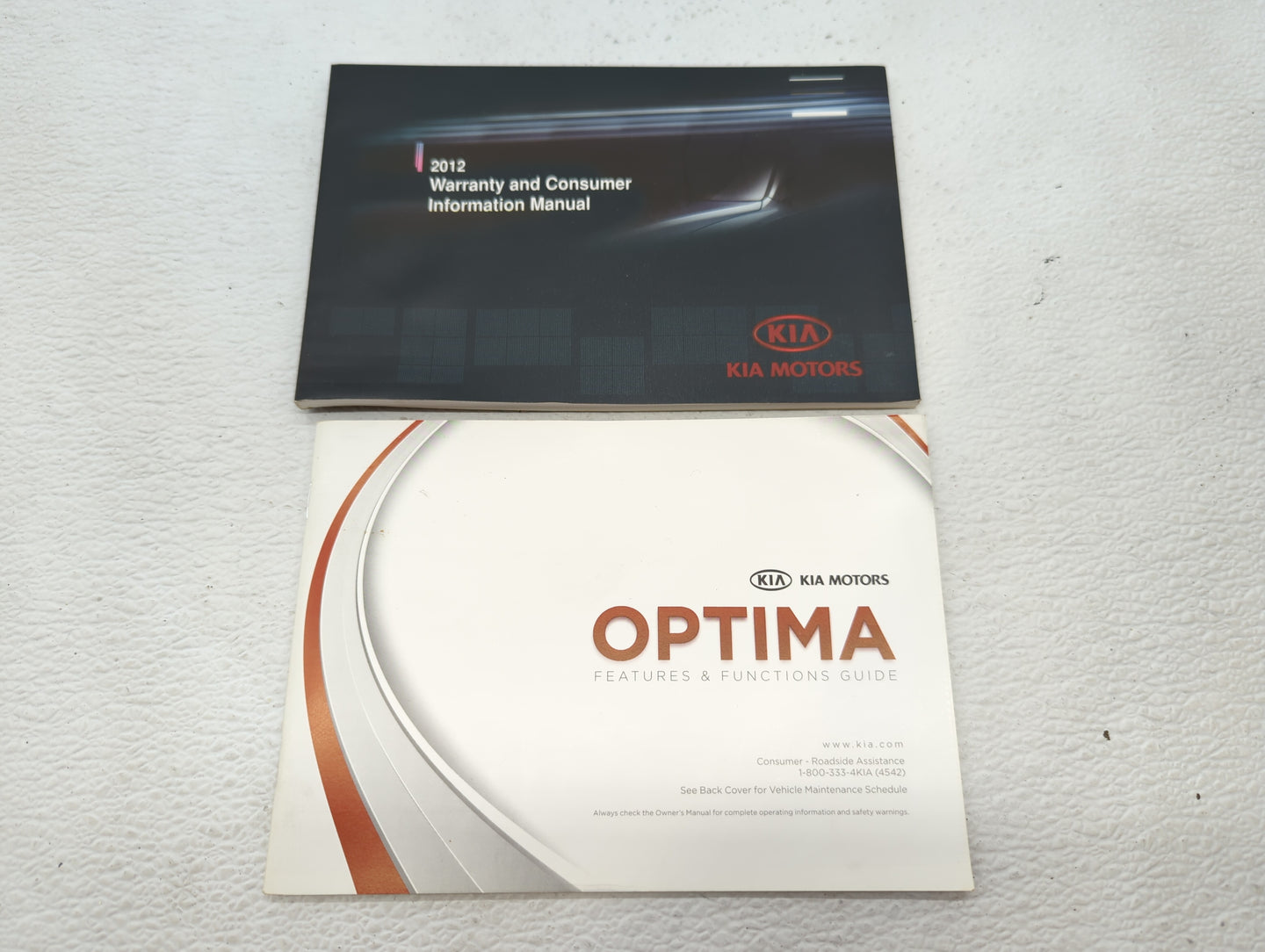 2012 Kia Optima Owners Manual Book Guide OEM Used Auto Parts - Oemusedautoparts1.com