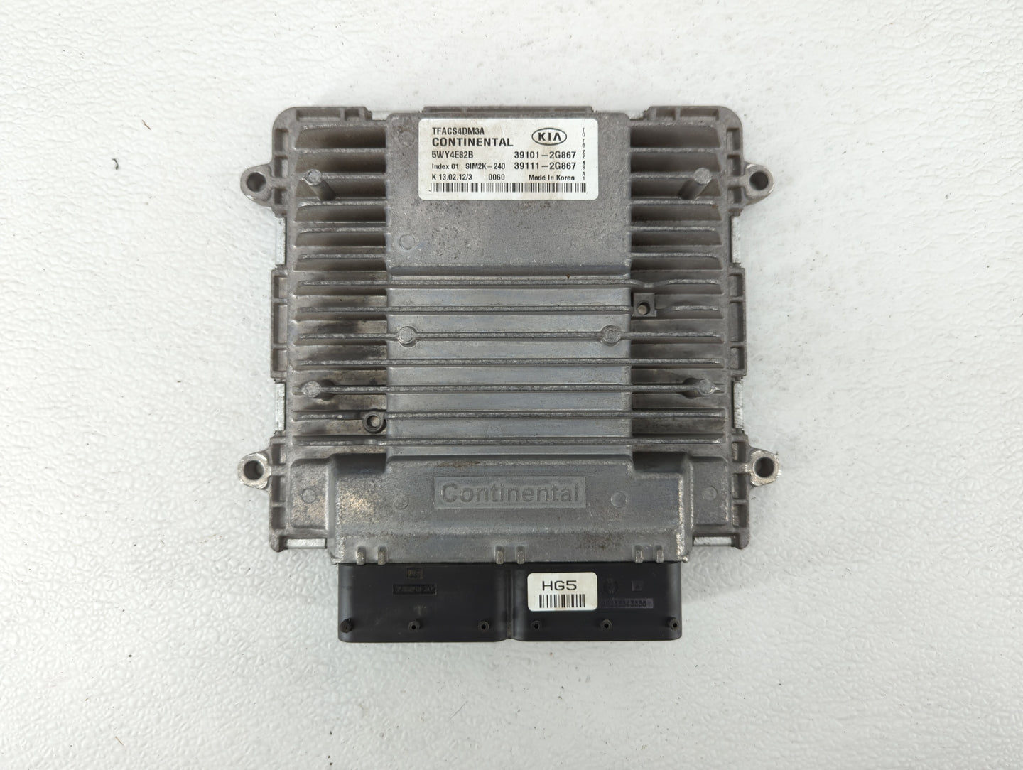 2011-2013 Kia Optima PCM Engine Control Computer ECU ECM PCU OEM P/N:39111-2G867 39101-2G867, 39111-2G890 Fits Fits 2011 201