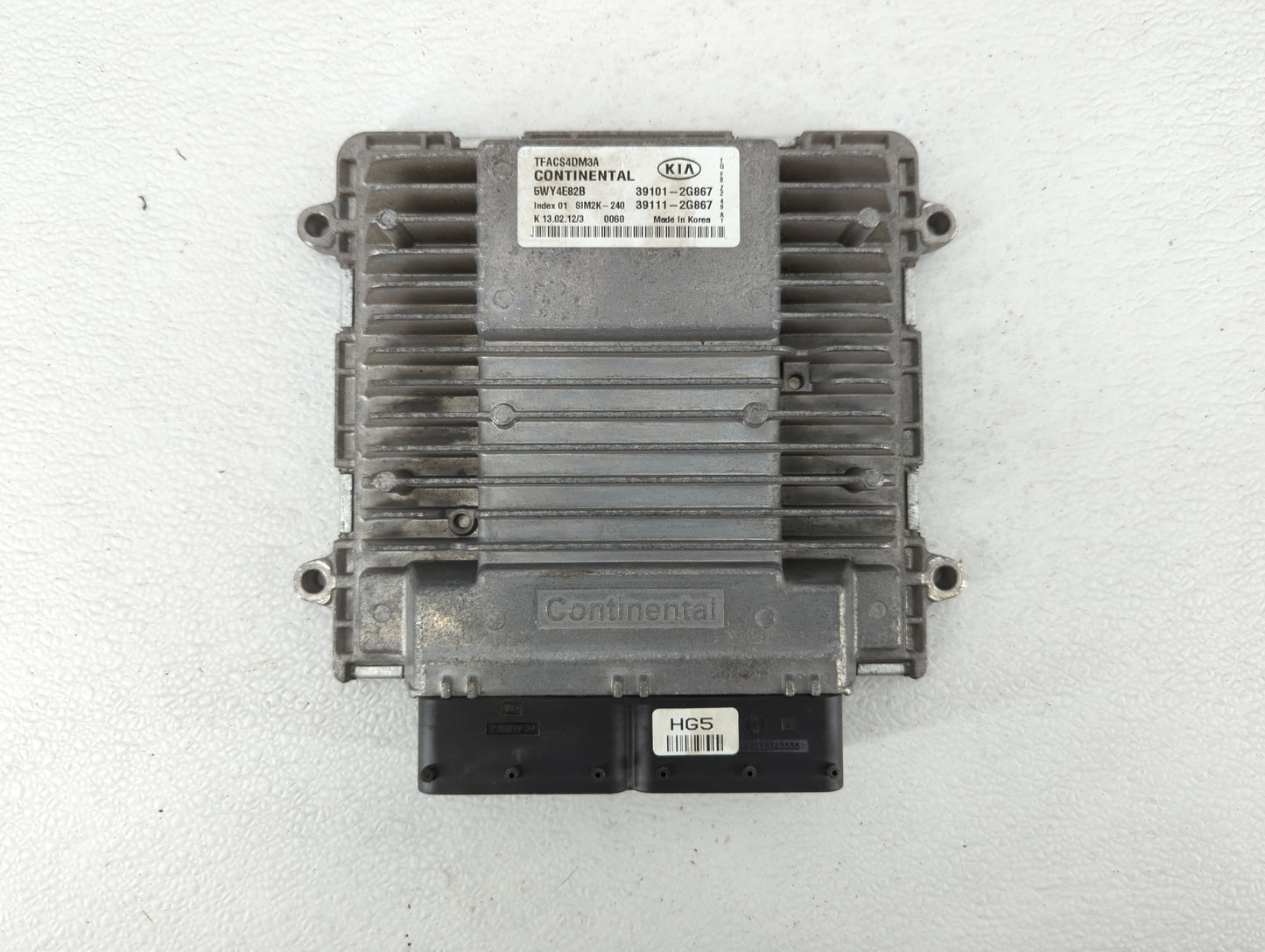 2011-2013 Kia Optima PCM Engine Control Computer ECU ECM PCU OEM P/N:39111-2G867 39101-2G867, 39111-2G890 Fits Fits 2011 201
