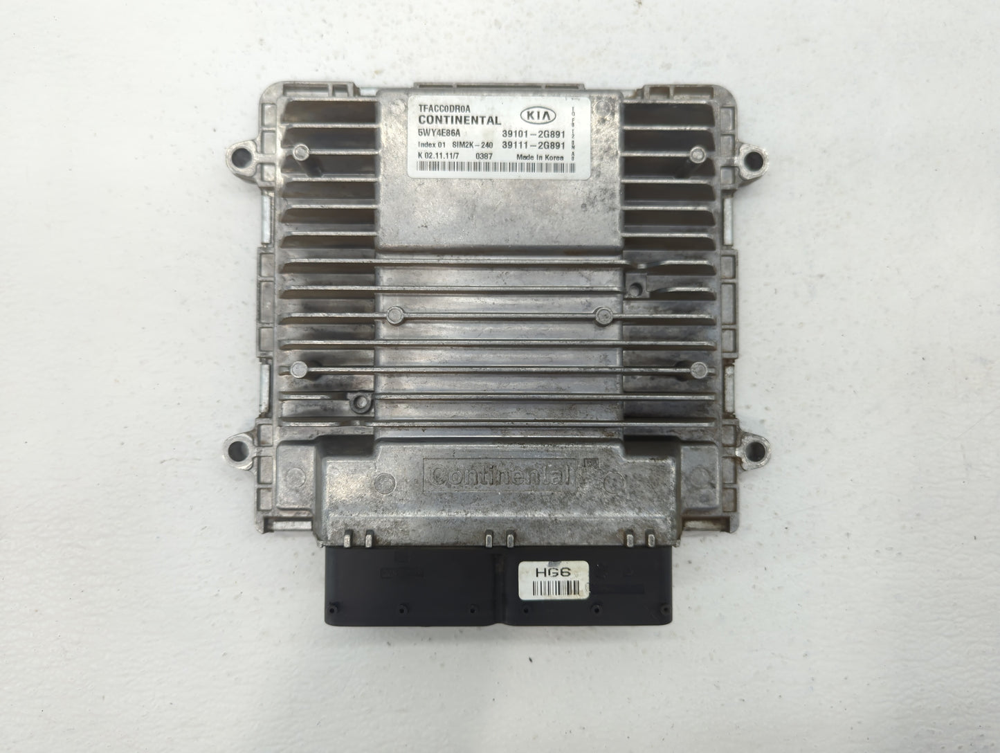 2011-2013 Kia Optima PCM Engine Control Computer ECU ECM PCU OEM P/N:39111-2G893 39101-2G893, 39111-2G867 Fits Fits 2011 201