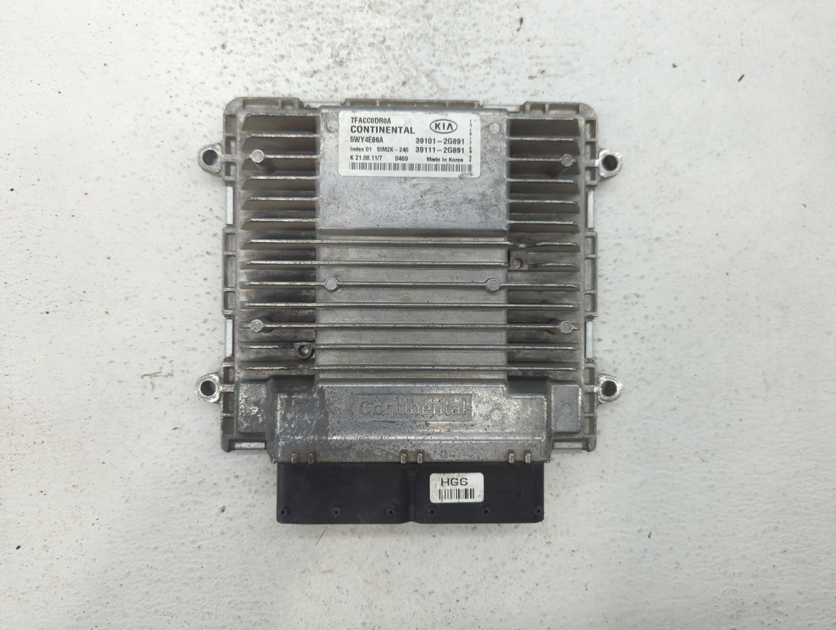 2011-2013 Kia Optima PCM Engine Control Computer ECU ECM PCU OEM P/N:39111-2G891 39101-2G891, 39111-2G893 Fits Fits 2011 201