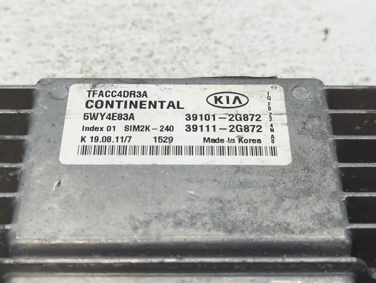2011-2013 Kia Optima PCM Engine Control Computer ECU ECM PCU OEM P/N:39111-2G872 39101-2G872, 39131-2EHA7 Fits 2011 2012 201