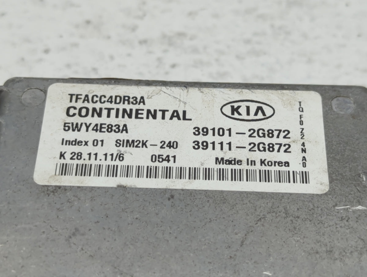 2011-2013 Kia Optima PCM Engine Control Computer ECU ECM PCU OEM P/N:39111-2G872 39101-2G872, 39131-2EHA7 Fits 2011 2012 201