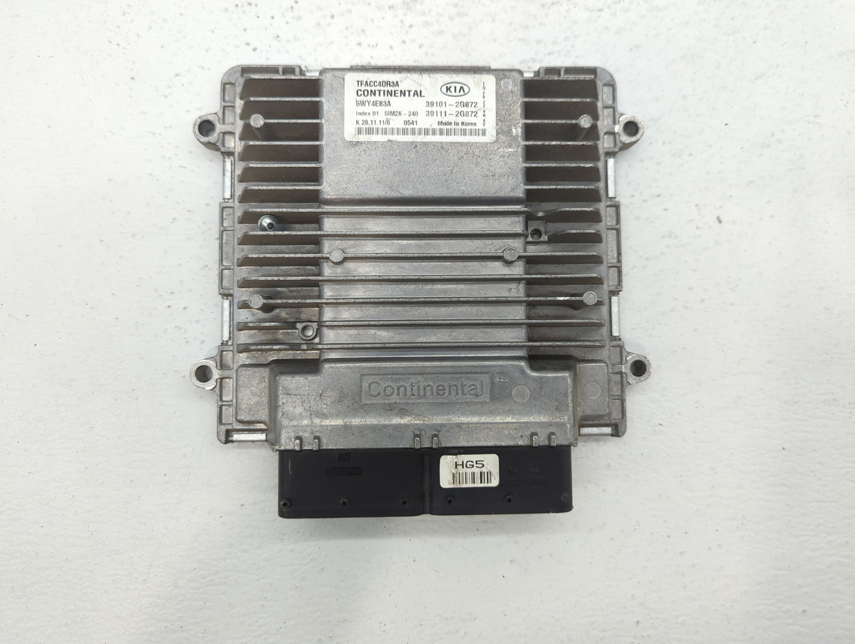 2011-2013 Kia Optima PCM Engine Control Computer ECU ECM PCU OEM P/N:39111-2G872 39101-2G872, 39131-2EHA7 Fits 2011 2012 201