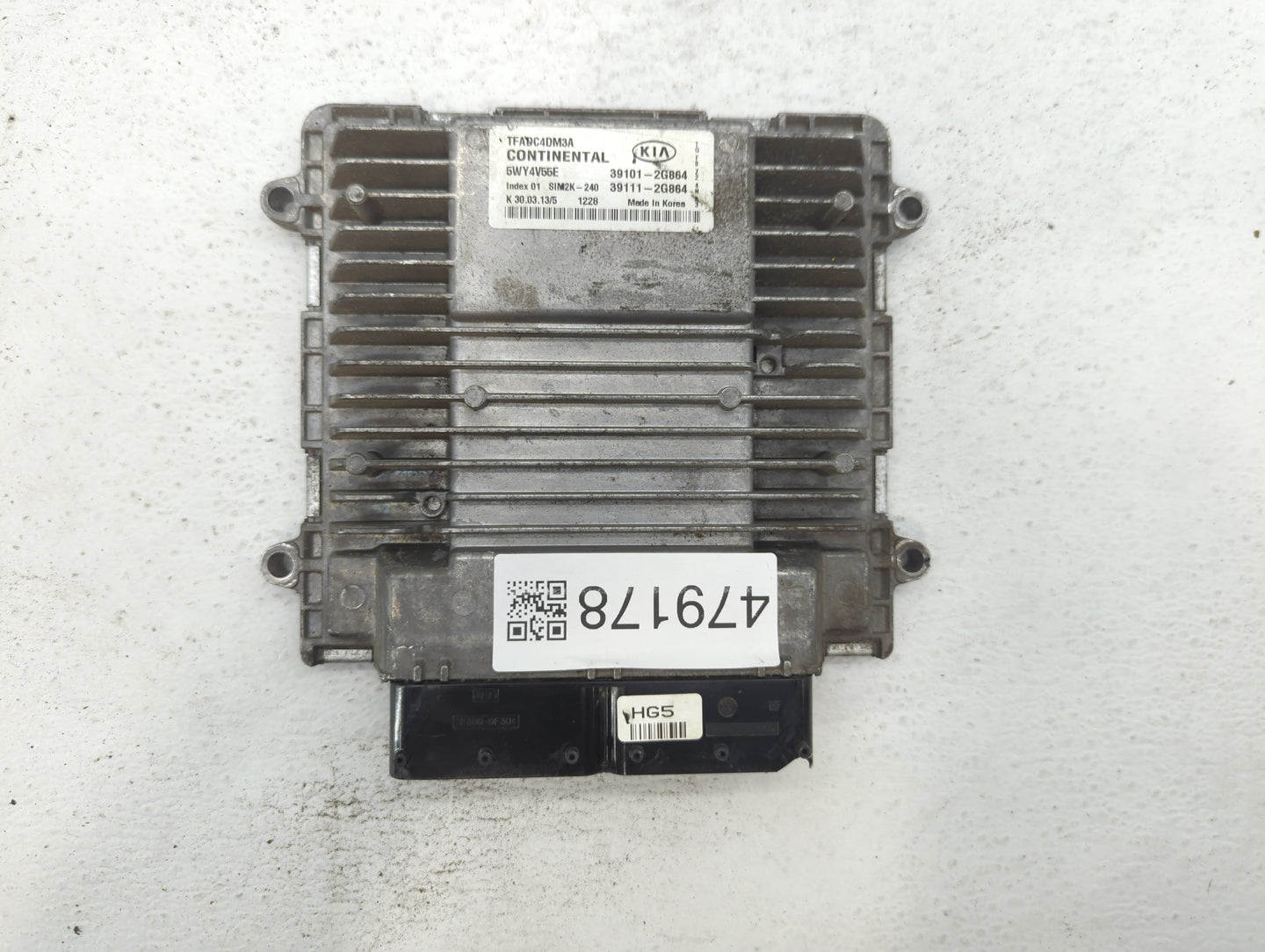 2011-2013 Kia Optima PCM Engine Control Computer ECU ECM PCU OEM P/N:39111-2G864 39101-2G864, 39111-2G872 Fits Fits 2011 201
