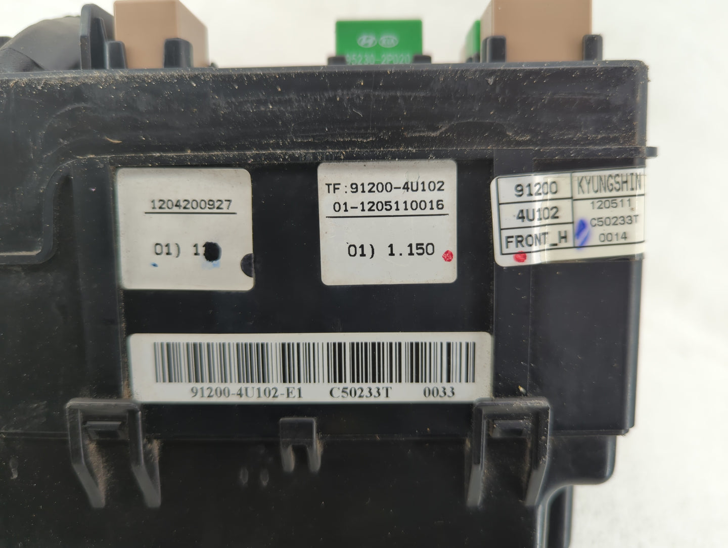 2011-2013 Kia Optima Fusebox Fuse Box Panel Relay Module P/N:91200-4U102 91200-4U161, 91200-4U160 Fits Fits 2011 2012 2013 O