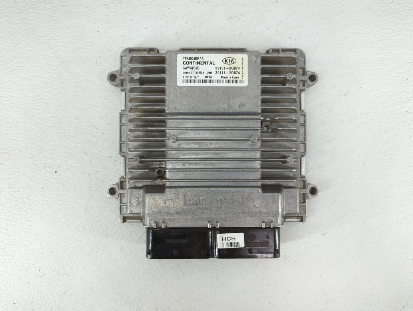 2011-2013 Kia Optima PCM Engine Control Computer ECU ECM PCU OEM P/N:39111-2G874 39101-2G874, 39101-2G877 Fits Fits 2011 201