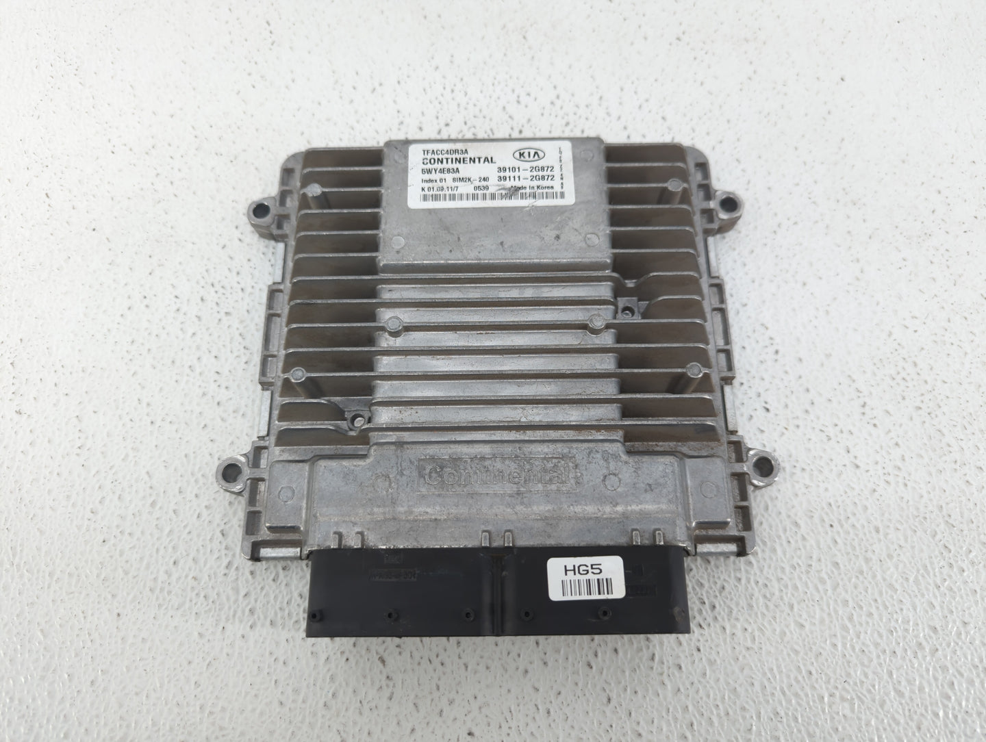 2011-2013 Kia Optima PCM Engine Control Computer ECU ECM PCU OEM P/N:39111-2G874 39101-2G874, 39101-2G877 Fits Fits 2011 201