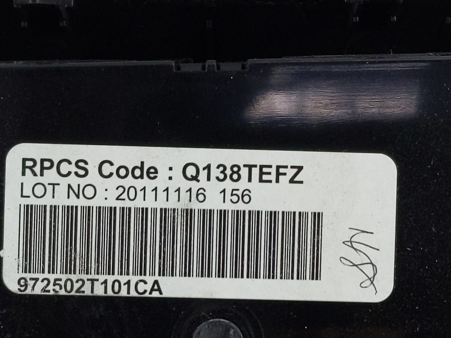 2011-2013 Kia Optima Climate Control Module Temperature AC/Heater Replacement P/N:972502T101CA Q138TEFZ Fits Fits 2011 2012 