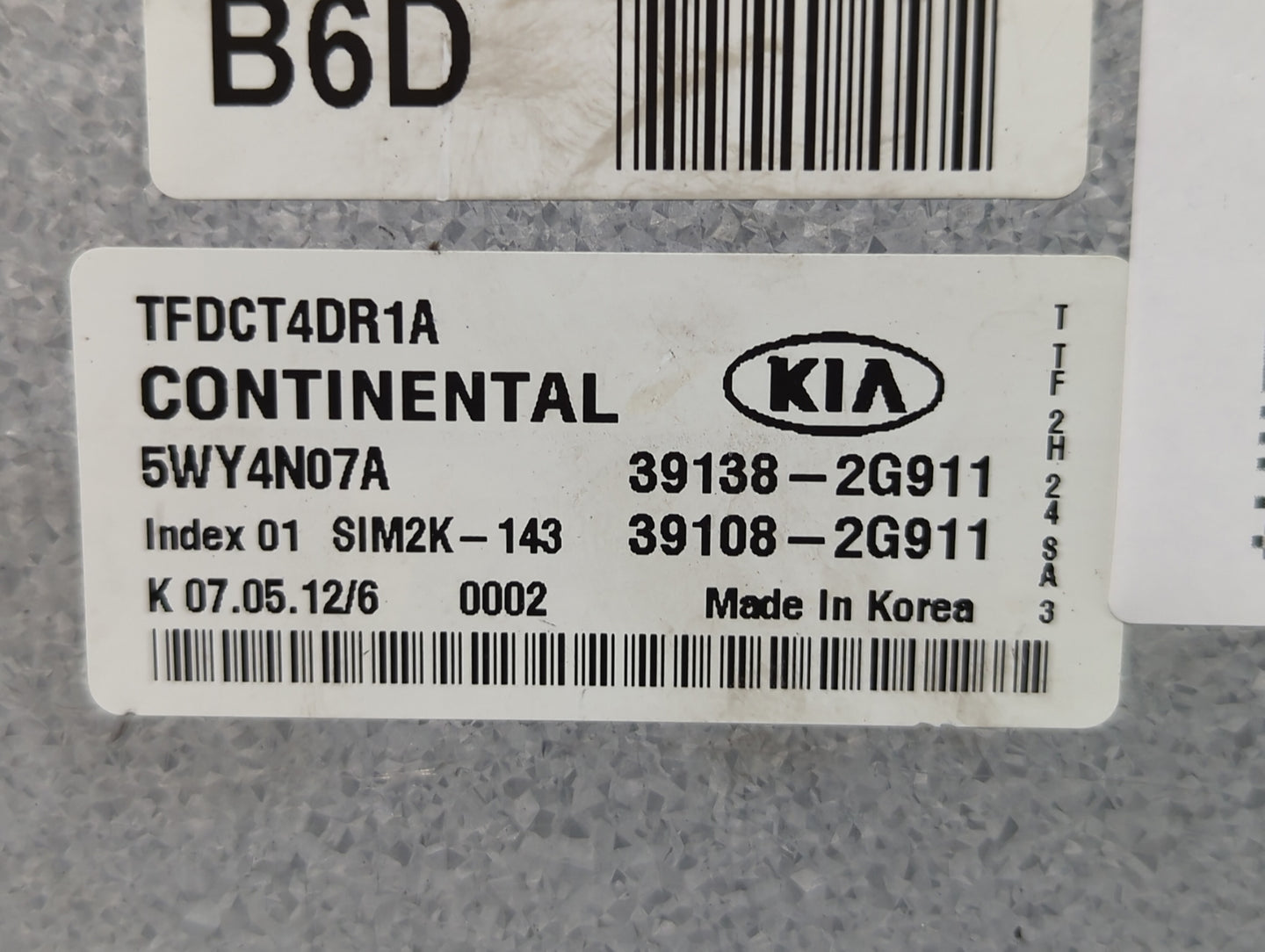 2011-2013 Kia Optima PCM Engine Control Computer ECU ECM PCU OEM P/N:39108-2G911 39138-2G911 Fits Fits 2011 2012 2013 OEM Us