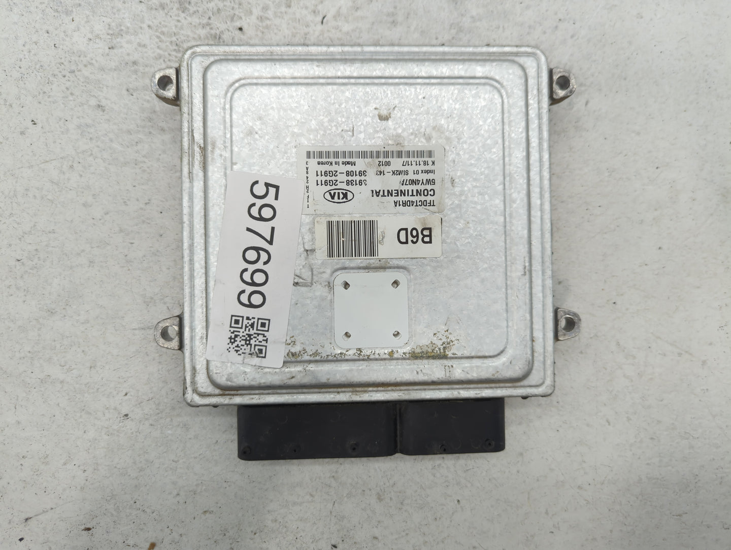 2011-2013 Kia Optima PCM Engine Control Computer ECU ECM PCU OEM P/N:39108-2G911 39138-2G911 Fits Fits 2011 2012 2013 OEM Us