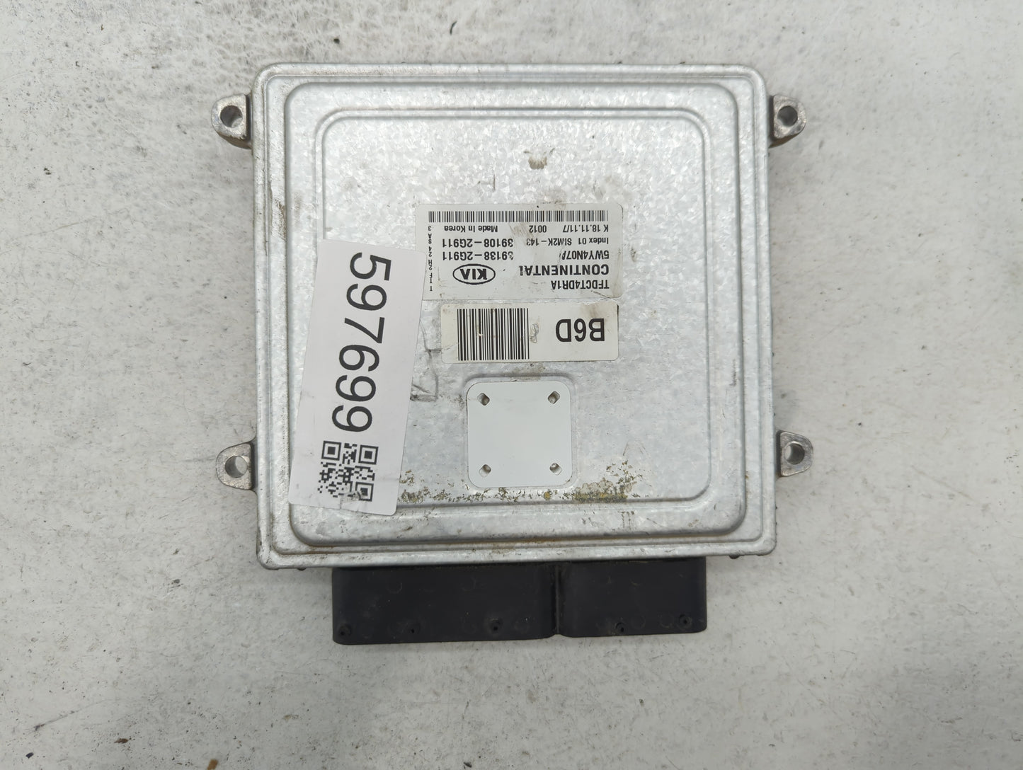 2011-2013 Kia Optima PCM Engine Control Computer ECU ECM PCU OEM P/N:39108-2G911 39138-2G911 Fits Fits 2011 2012 2013 OEM Us