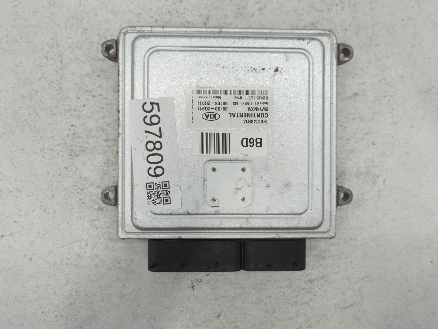 2011-2013 Kia Optima PCM Engine Control Computer ECU ECM PCU OEM P/N:39138-2G911 Fits Fits 2011 2012 2013 OEM Used Auto Part
