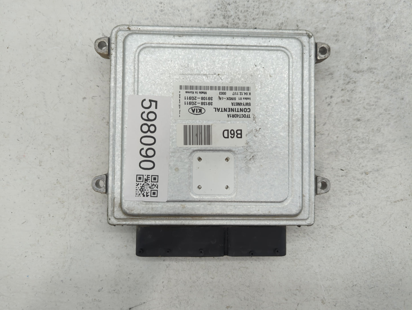 2011-2013 Kia Optima PCM Engine Control Computer ECU ECM PCU OEM P/N:39138-2G911 Fits Fits 2011 2012 2013 OEM Used Auto Part