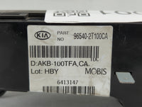 2011-2013 Kia Optima Radio AM FM Cd Player Receiver Replacement P/N:96540-2T100CA Fits Fits 2011 2012 2013 OEM Used Auto Par
