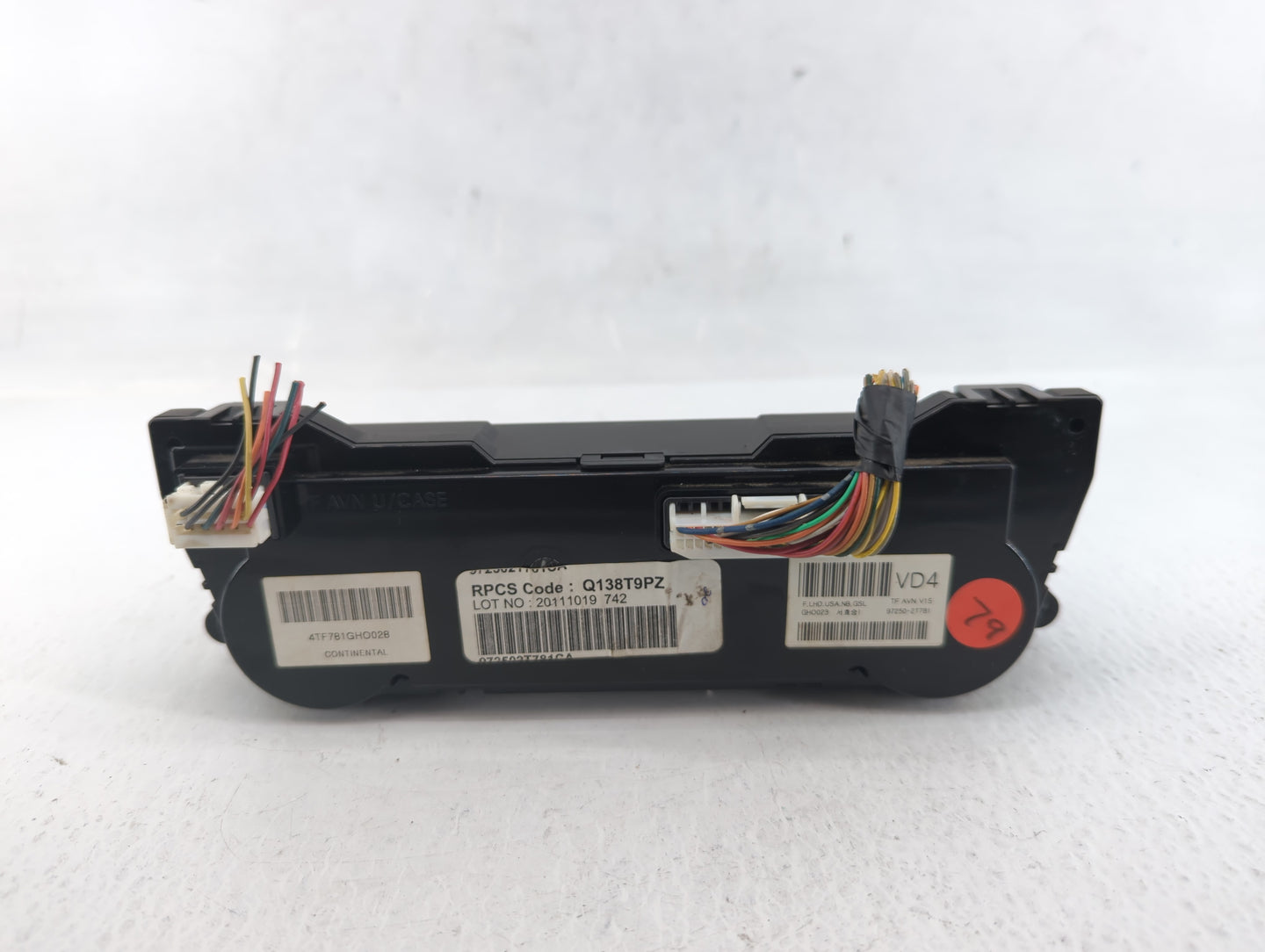 2011-2013 Kia Optima Climate Control Module Temperature AC/Heater Replacement P/N:97250-2T781 Fits Fits 2011 2012 2013 OEM U