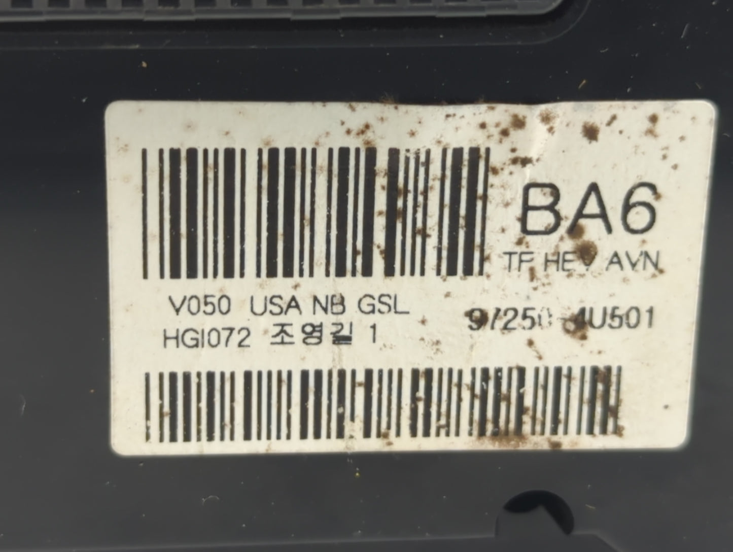 2011-2013 Kia Optima Climate Control Module Temperature AC/Heater Replacement P/N:97250-4U501 Fits Fits 2011 2012 2013 OEM U