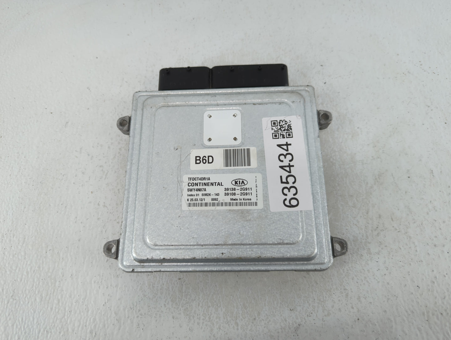 2011-2013 Kia Optima PCM Engine Control Computer ECU ECM PCU OEM P/N:39138-2G911 Fits Fits 2011 2012 2013 OEM Used Auto Part