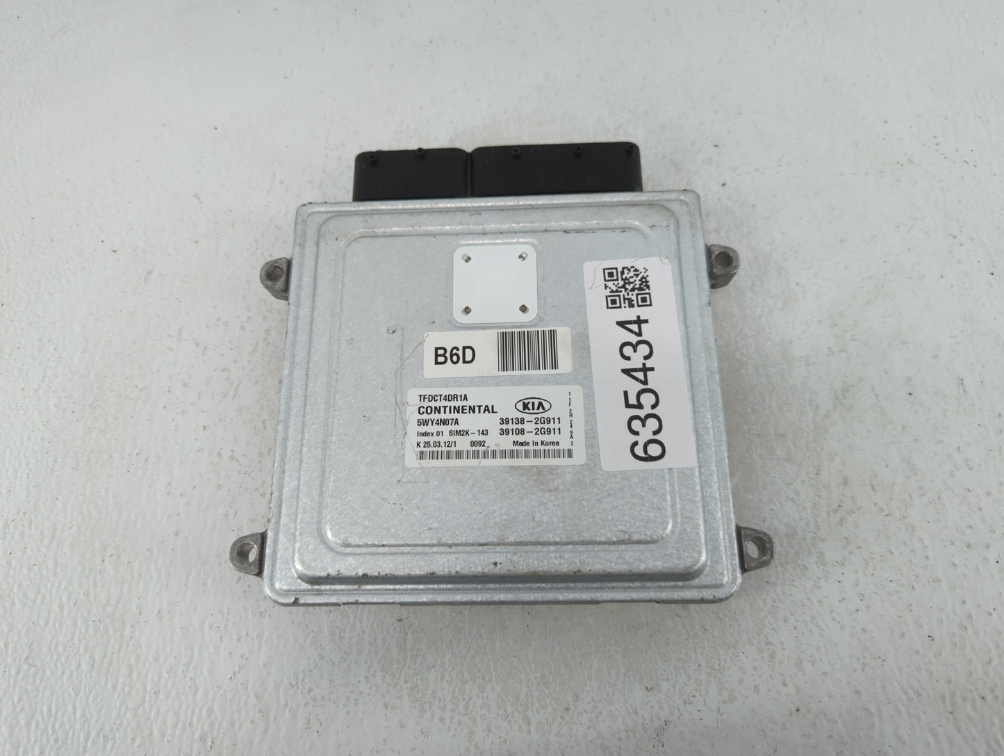 2011-2013 Kia Optima PCM Engine Control Computer ECU ECM PCU OEM P/N:39138-2G911 Fits Fits 2011 2012 2013 OEM Used Auto Part