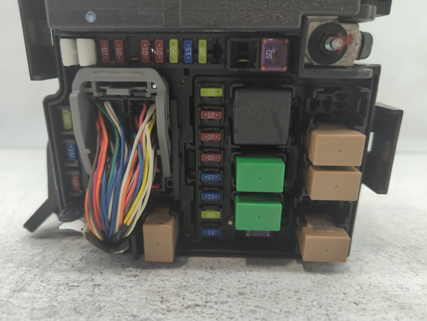2011-2013 Kia Optima Fusebox Fuse Box Panel Relay Module P/N:VS912004C010M0 Fits Fits 2011 2012 2013 OEM Used Auto Parts - O