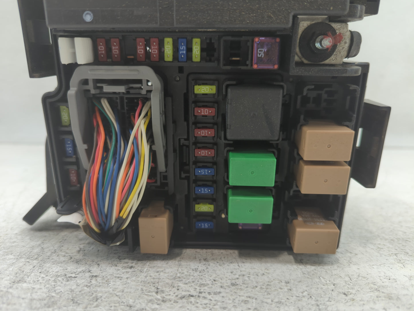 2011-2013 Kia Optima Fusebox Fuse Box Panel Relay Module P/N:VS912004C010M0 Fits Fits 2011 2012 2013 OEM Used Auto Parts - O