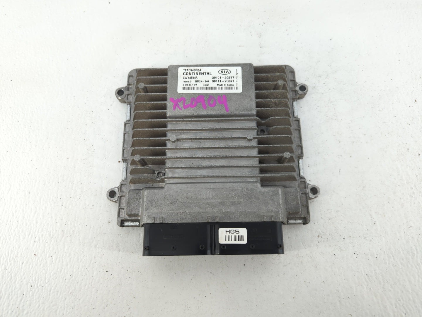2011-2013 Kia Optima PCM Engine Control Computer ECU ECM PCU OEM P/N:39111-2G877 39101-2G877 Fits Fits 2011 2012 2013 OEM Us