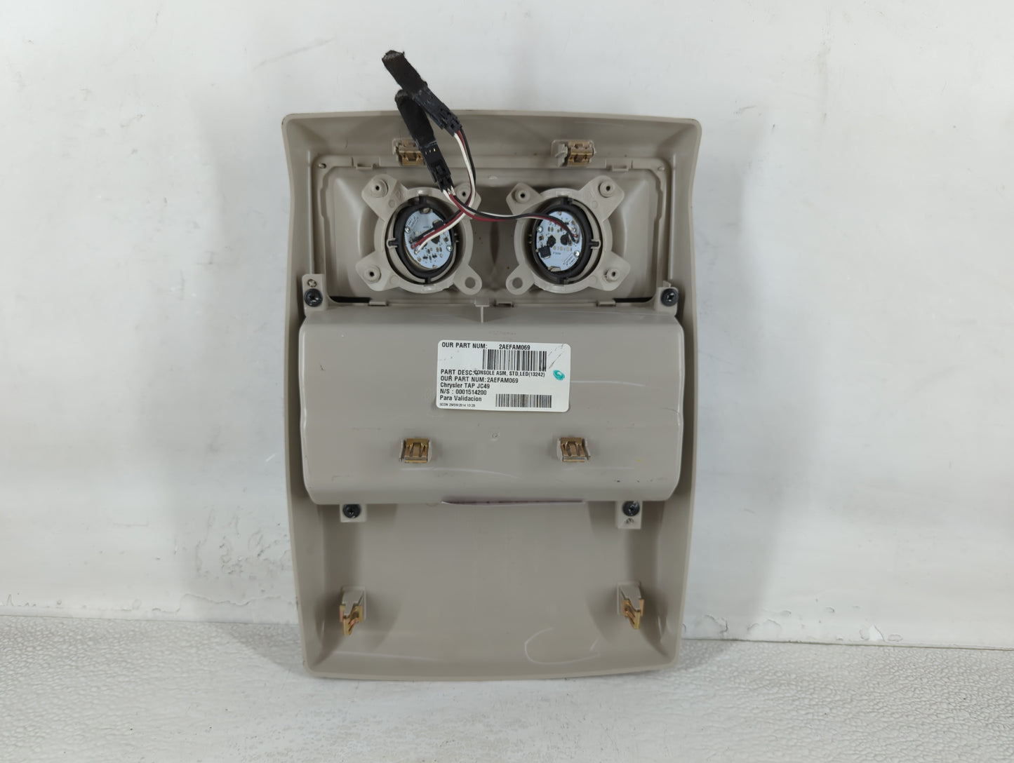 2012 Kia Optima Overhead Roof Console - Oemusedautoparts1.com