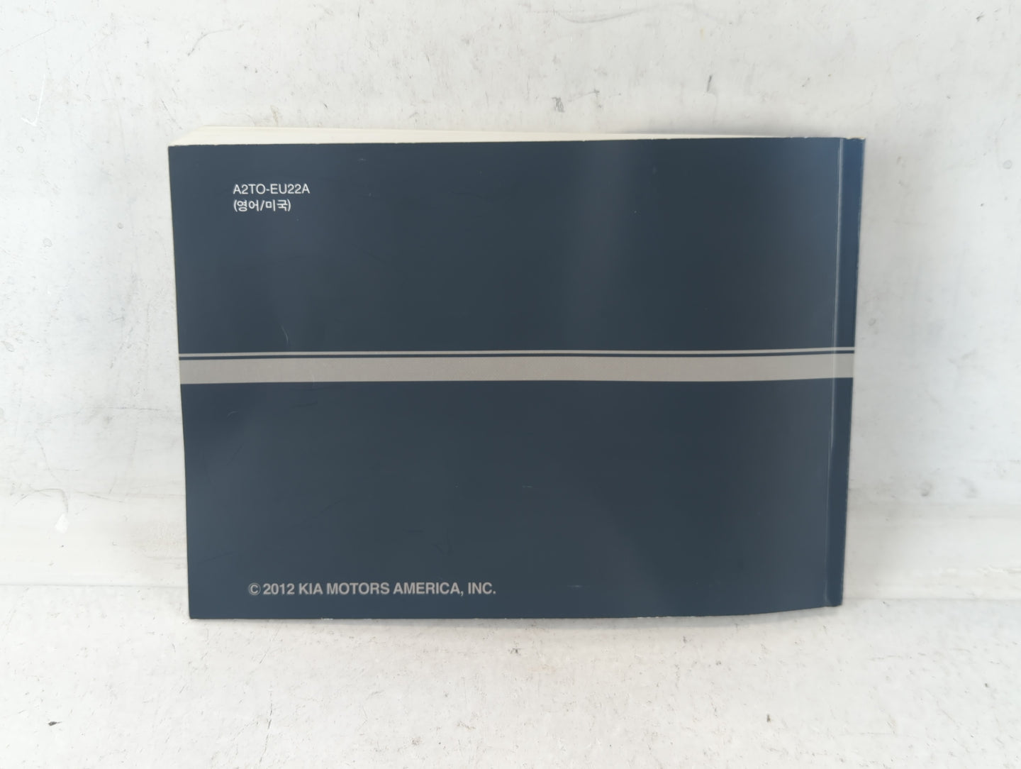 2012 Kia Optima Owners Manual Book Guide OEM Used Auto Parts - Oemusedautoparts1.com