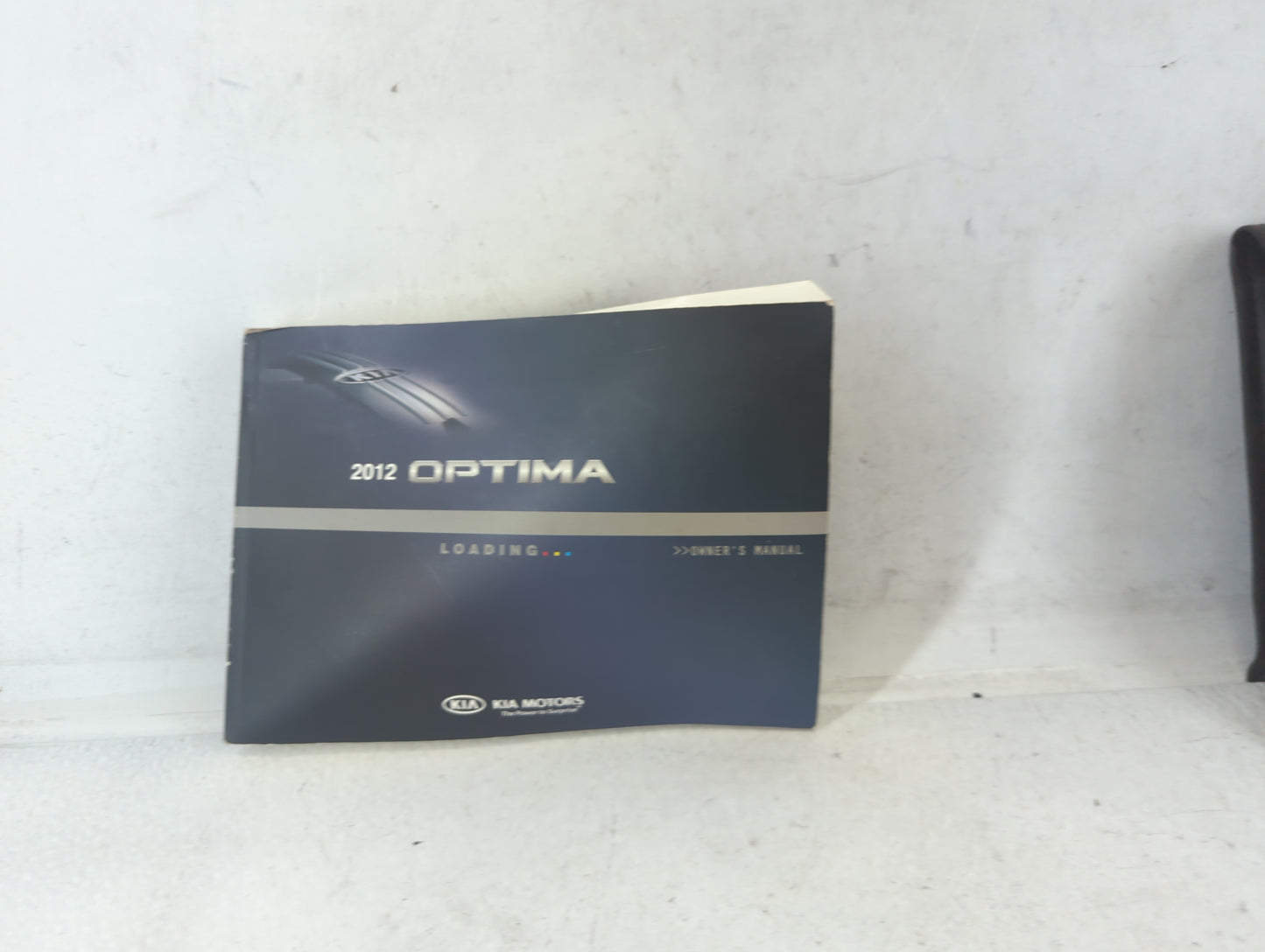 2012 Kia Optima Owners Manual Book Guide P/N:A4CO-EU19A OEM Used Auto Parts - Oemusedautoparts1.com