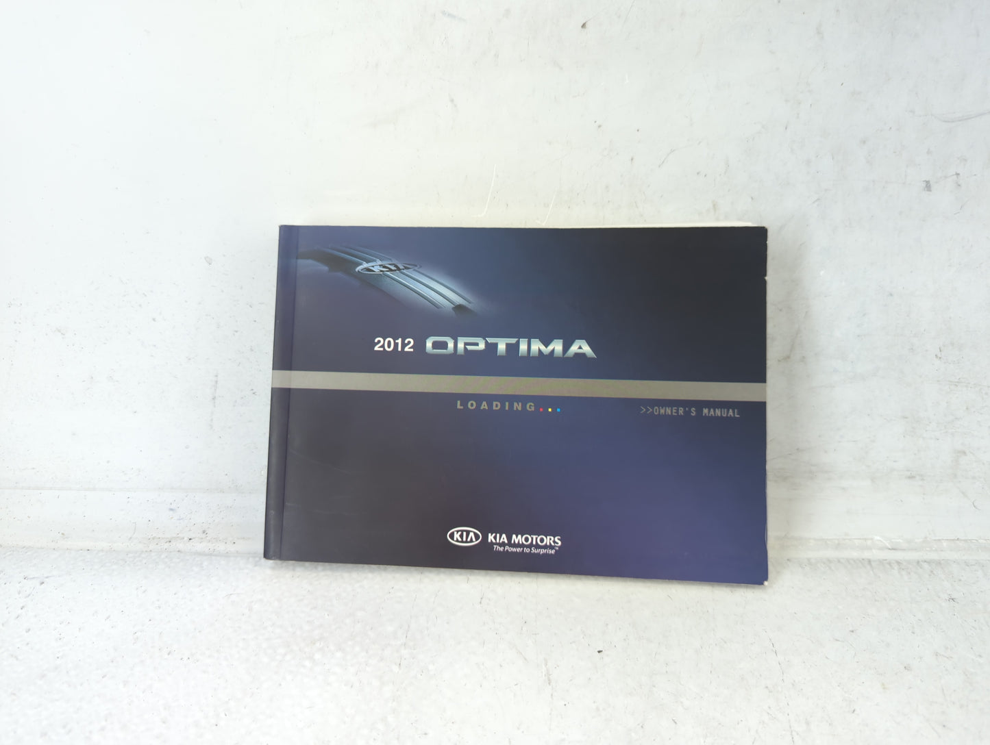 2012 Kia Optima Owners Manual Book Guide P/N:A4CO-EU1OB OEM Used Auto Parts - Oemusedautoparts1.com