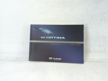 2012 Kia Optima Owners Manual Book Guide P/N:A4CO-EU1OB OEM Used Auto Parts