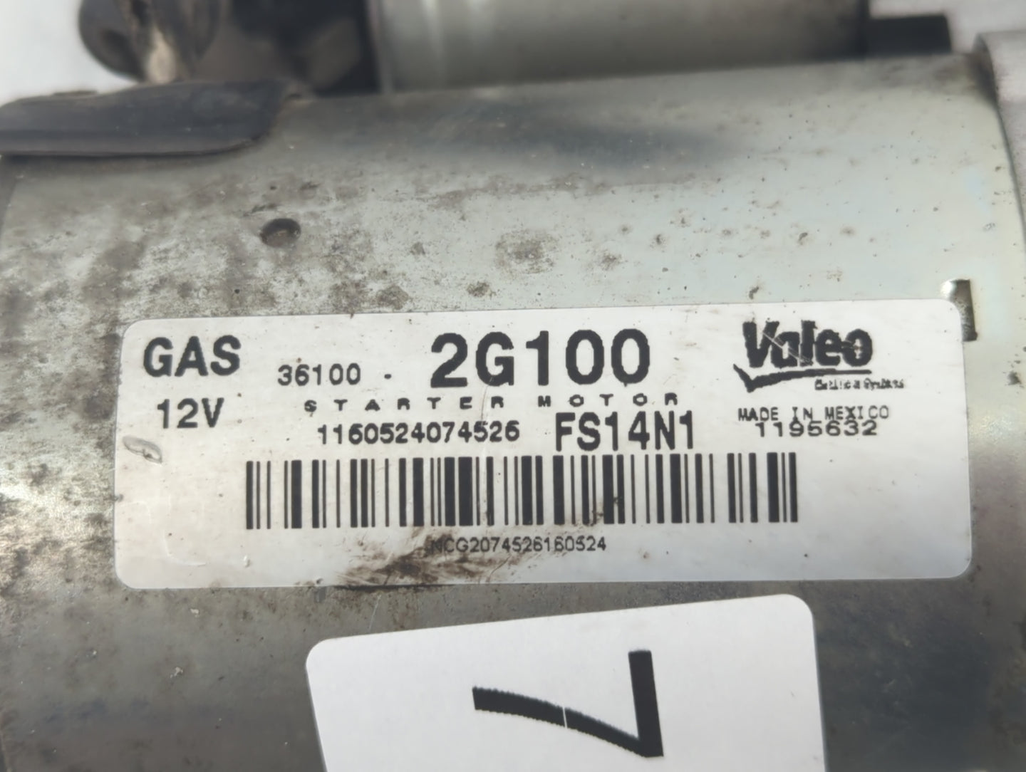 2012-2014 Kia Optima Car Starter Motor Solenoid OEM P/N:1195632 36100 2G100 Fits Fits 2008 2009 2010 2011 2012 2013 2014 OEM