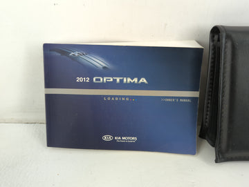 2012 Kia Optima Owners Manual Book Guide P/N:A4CO-EU24D OEM Used Auto Parts