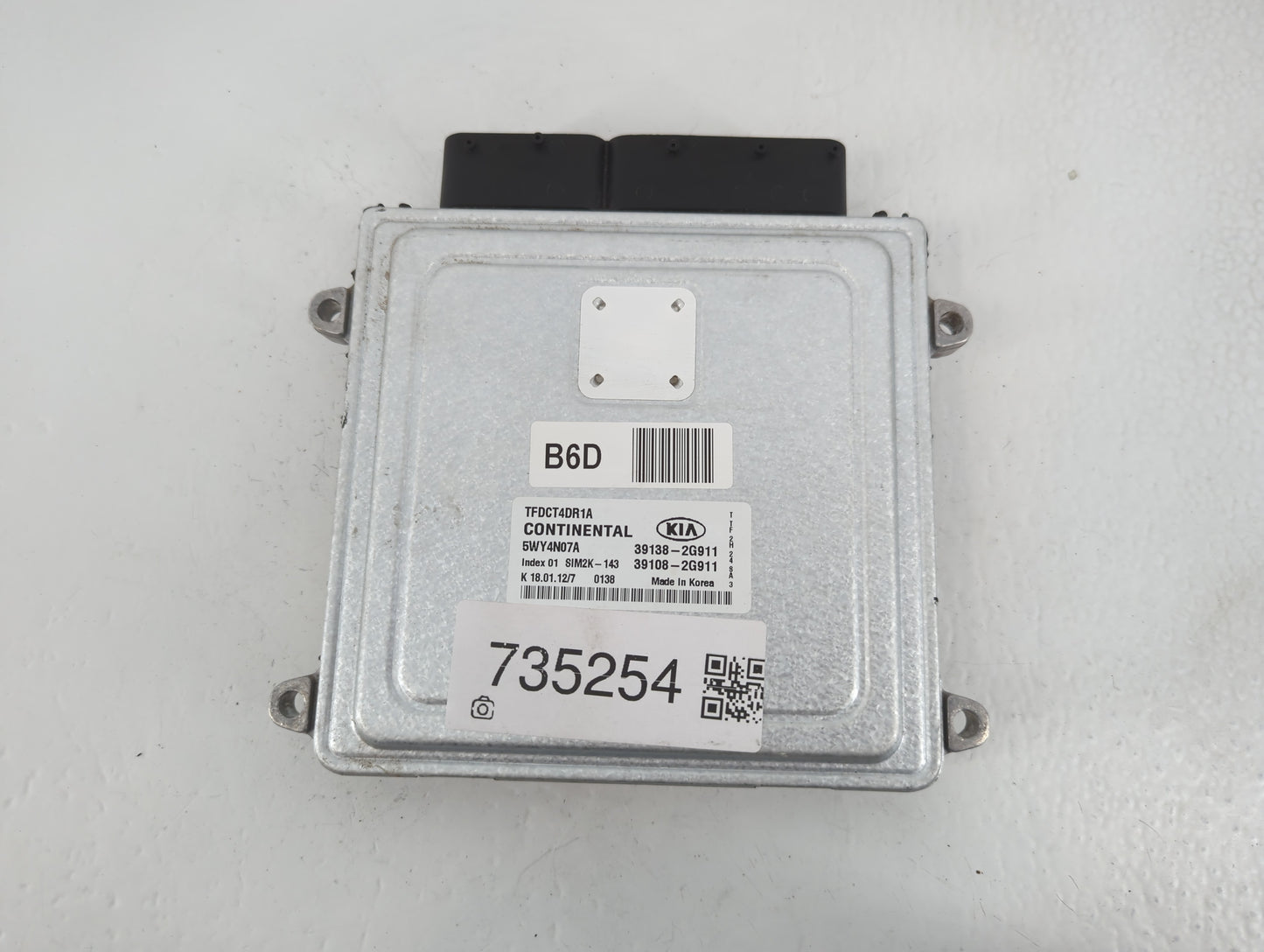 2011-2013 Kia Optima PCM Engine Control Computer ECU ECM PCU OEM P/N:39108-2G911 39138-2G911 Fits Fits 2011 2012 2013 OEM Us