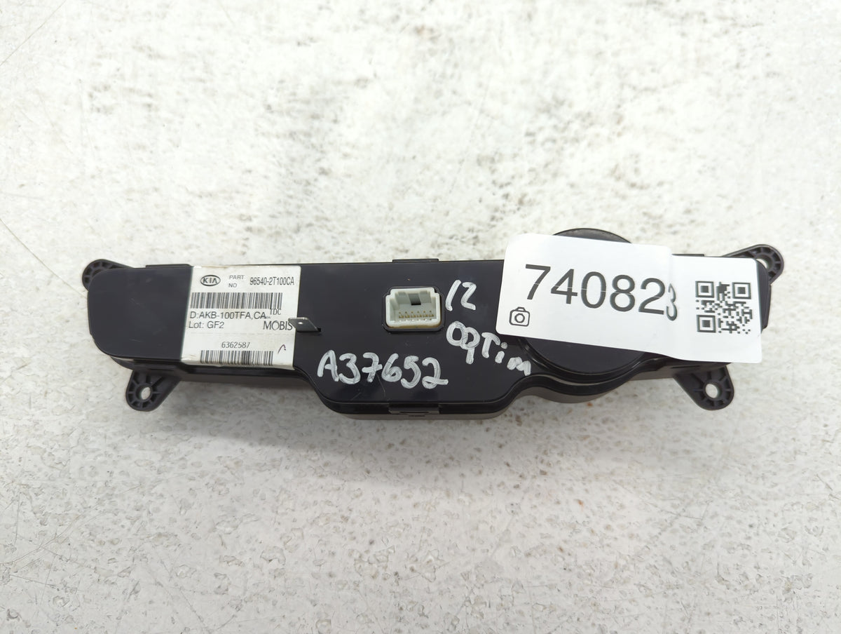 2011-2013 Kia Optima Radio AM FM Cd Player Receiver Replacement P/N:96560-2T100CA Fits 2011 2012 2013 OEM Used Auto Parts - 